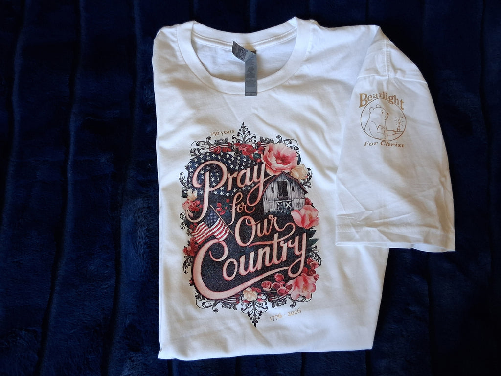 Pray For Our Country Short- Sleeve Shirt