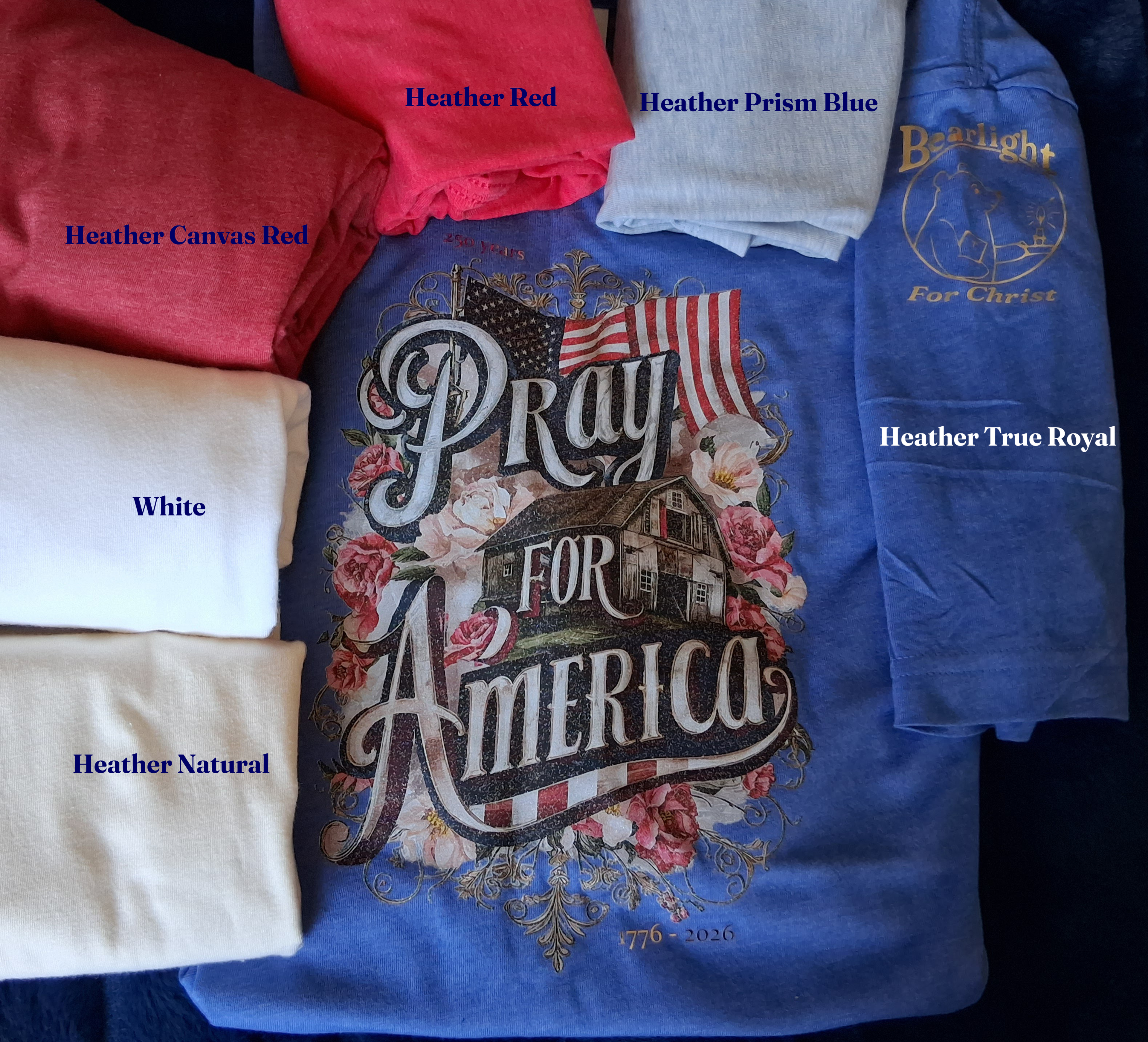 Pray For America Short- Sleeve Shirt